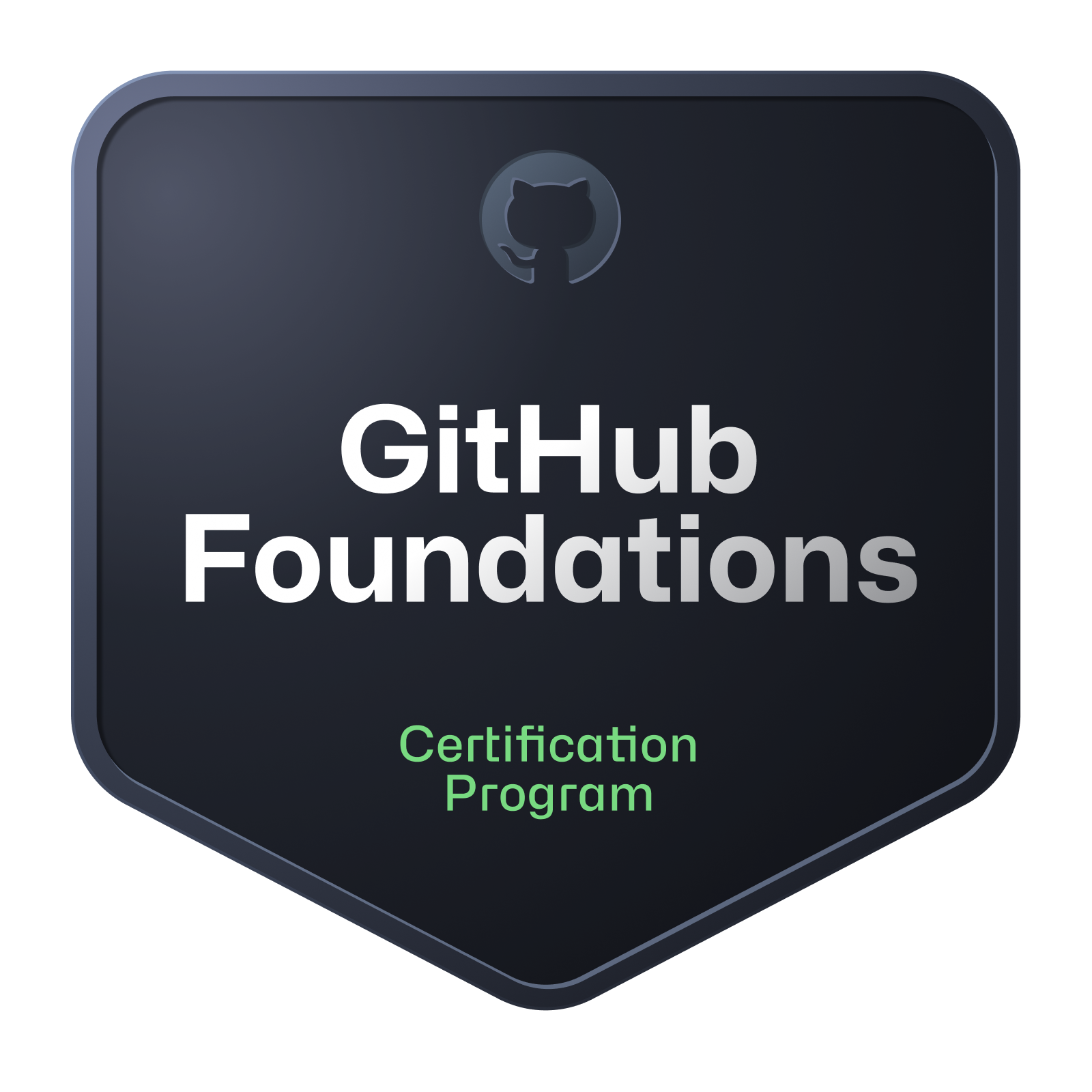 GitHub Foundations badge